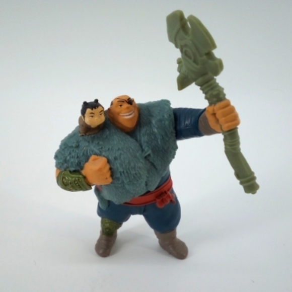 Disney Raya and The Last Dragon McDonald's 2021 Tong & Noi Toy Toys Movable Ax - Picture 1 of 7